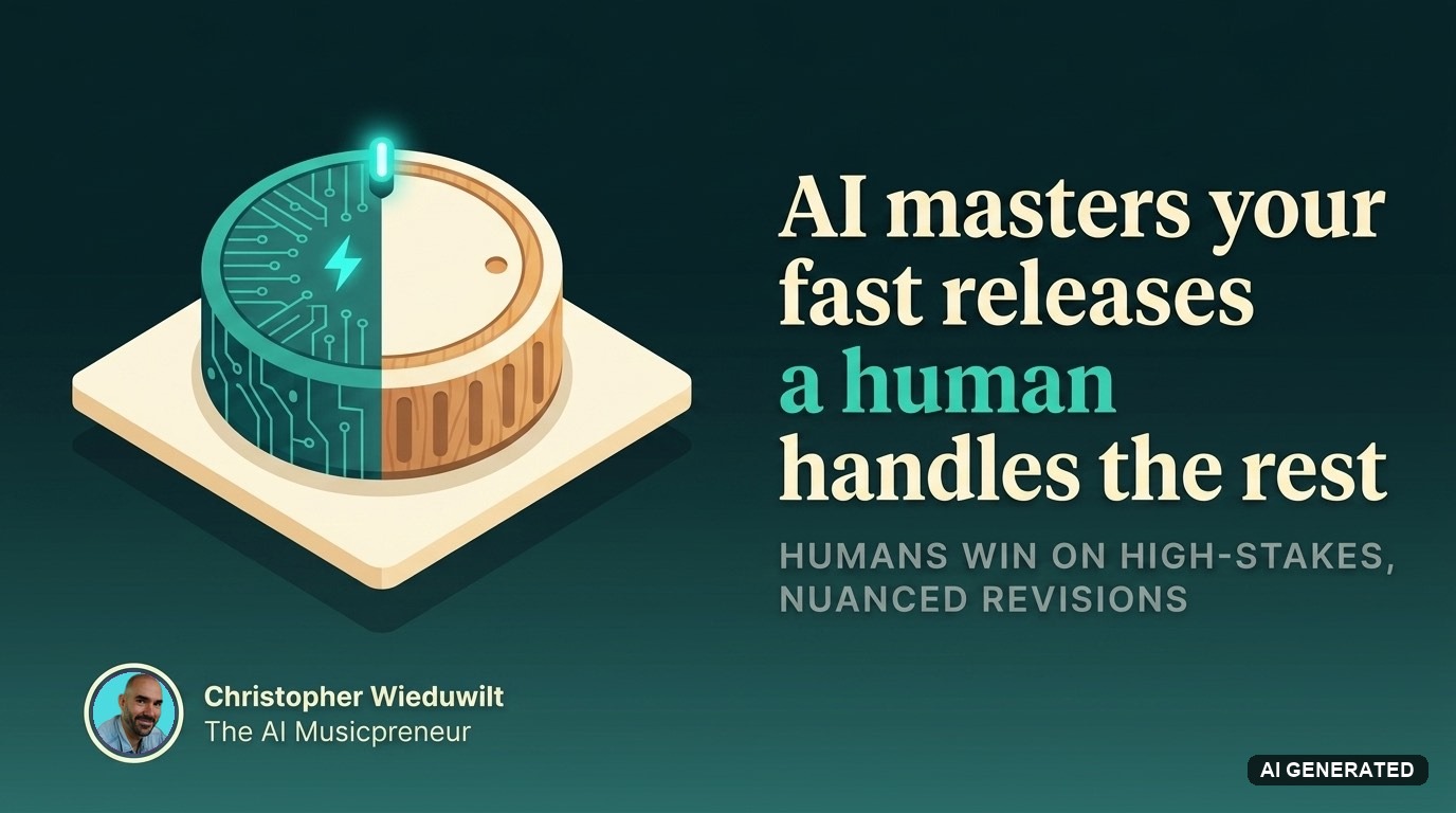 When AI mastering is enough versus when a human engineer is the better call for high-stakes releases.