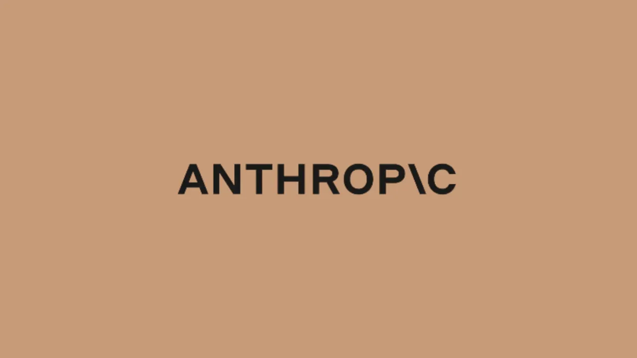 The Anthropic wordmark on the brand's clay background; Anthropic raised $65 billion in 2026