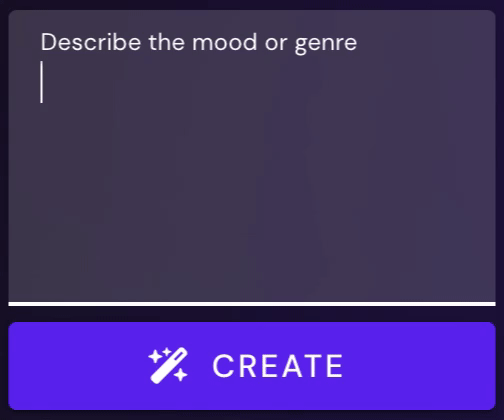 Beat Shaper text prompt box and genre sliders generating a MIDI loop