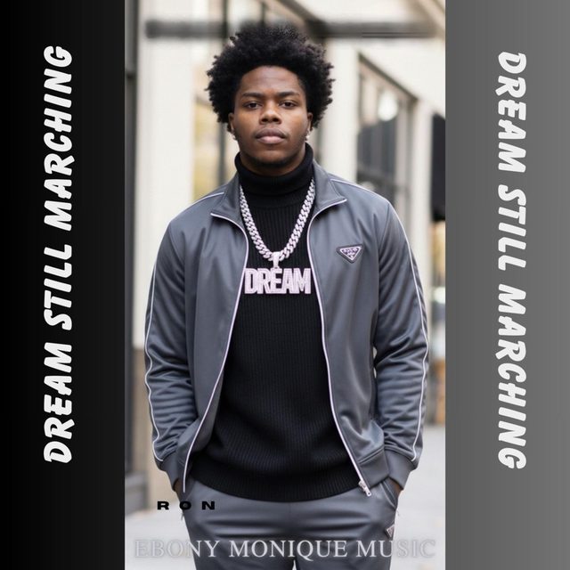 Cover art for Dream Still Marching by Ebony Monique, nominated for Best AI Hip-Hop Song