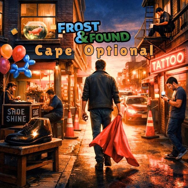 Cover art for Social Media Idiot by Frost & Found, nominated for Best AI Comedic Song
