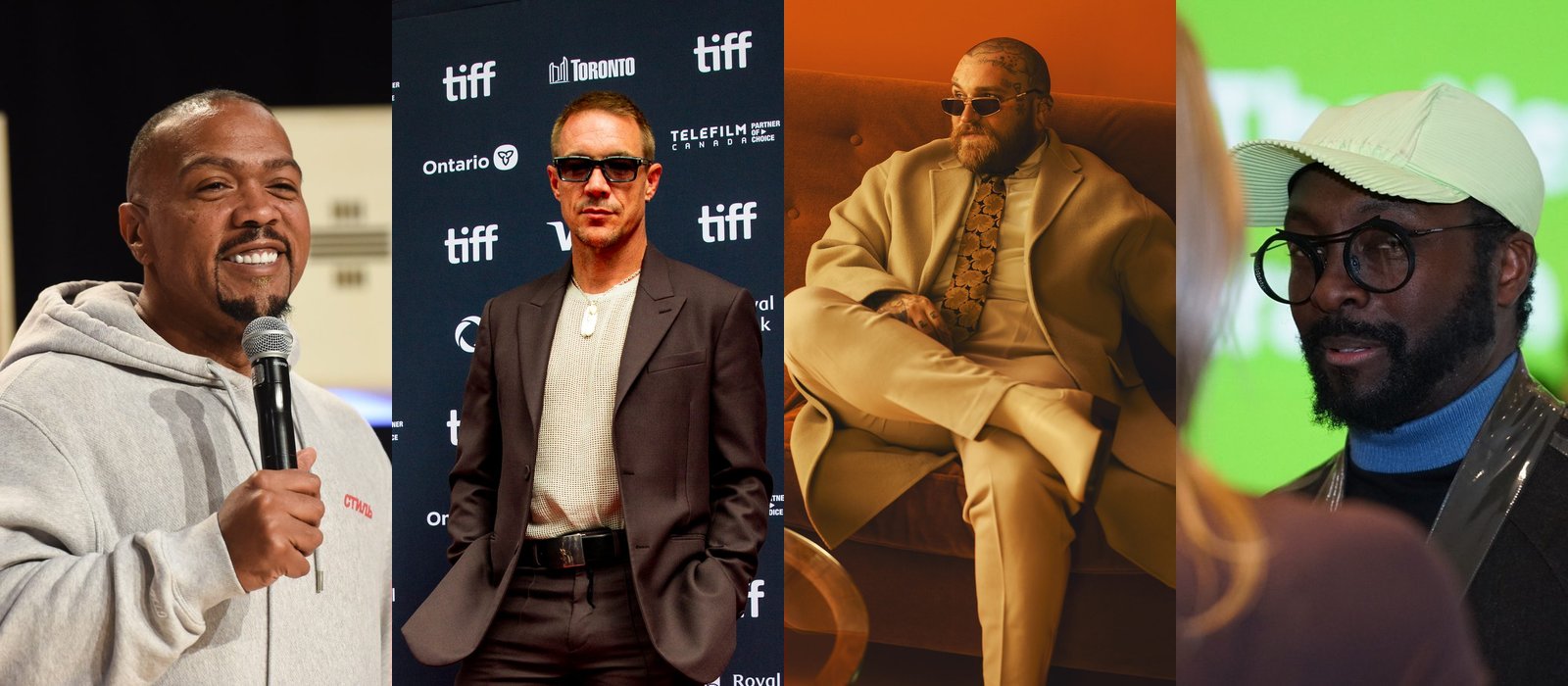 Timbaland, Diplo, Teddy Swims and will.i.am side by side, four famous artists using AI in music