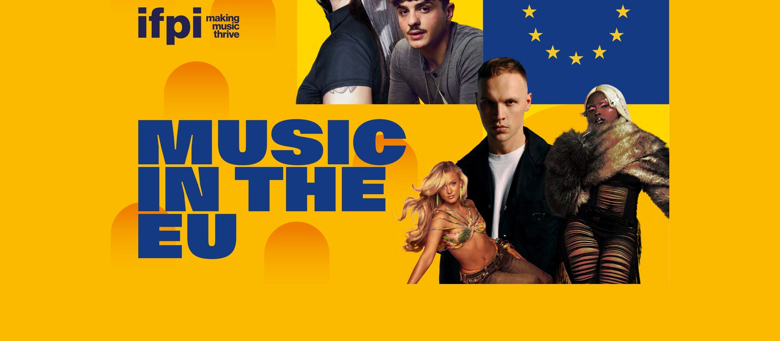 The cover of IFPI's Music in the EU 2026 report, the document carrying its EU AI Act disclosure demands