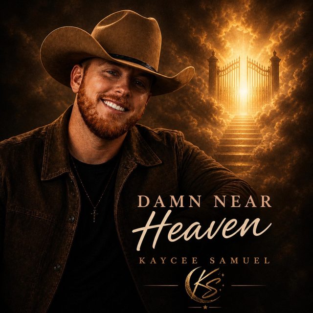 Cover art for Damn near heaven by Kaycee Samuel, nominated for Best AI Country Song