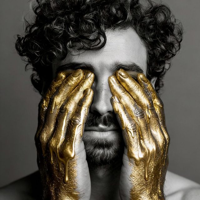 Cover art for Gilded by Nicola Nicoletti, nominated for AI Album of the Year