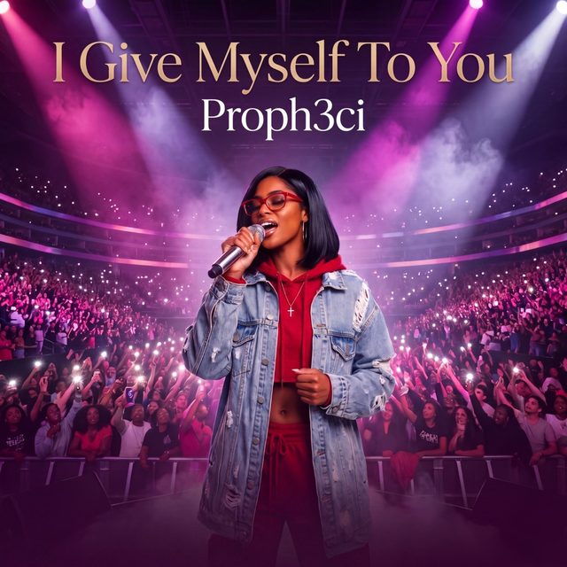 Cover art for I give myself to you by Proph3ci, nominated for Best Human+AI Hybrid Song