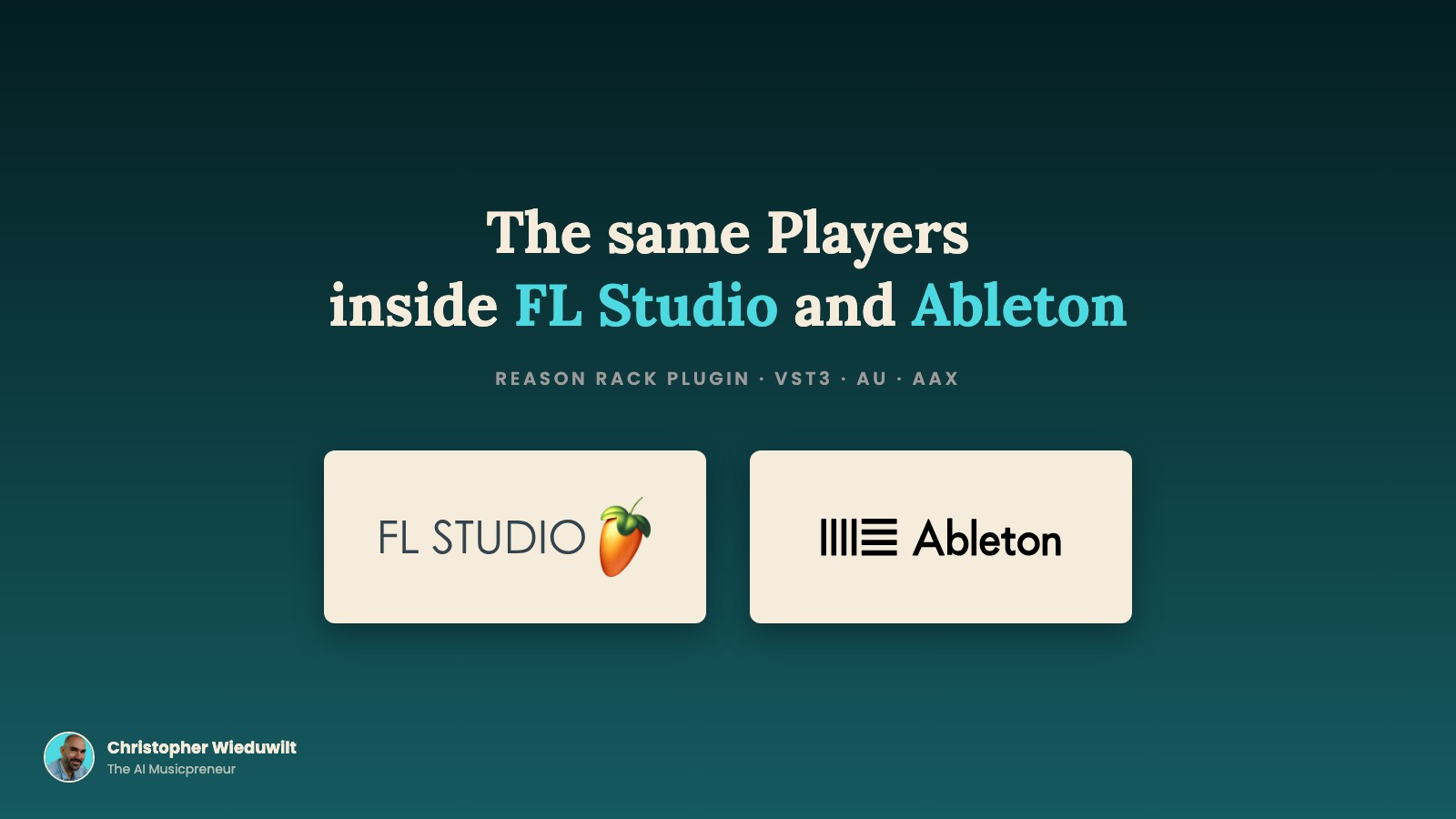 The Reason Rack plugin brings the same Players into FL Studio and Ableton