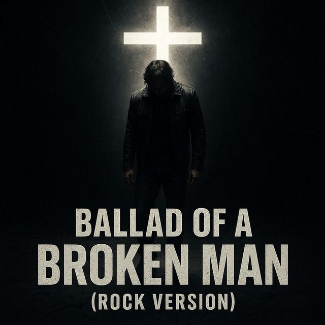 Cover art for Ballad of a Broken Man by Rebel Redeemed 316, nominated for AI Album of the Year
