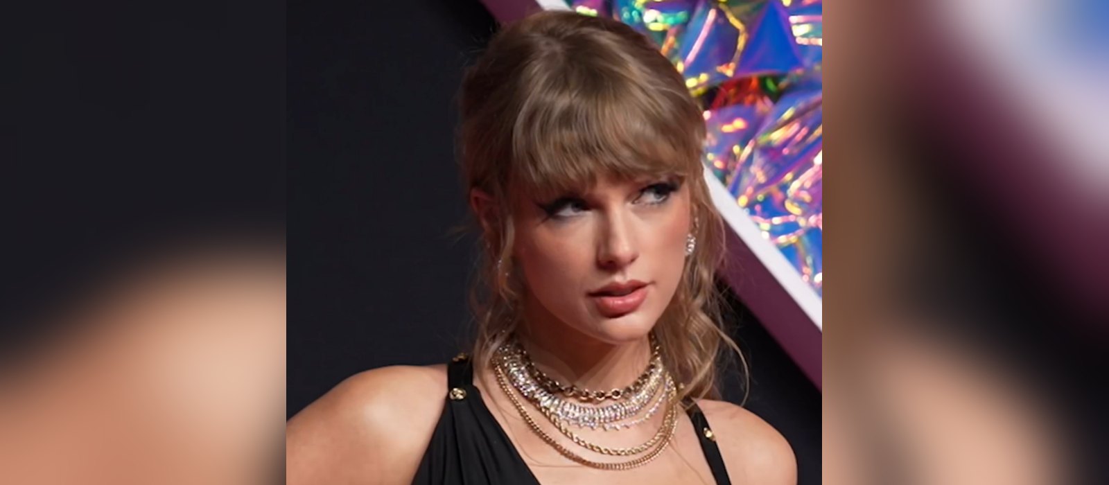 Taylor Swift on the red carpet at the 2023 MTV Video Music Awards, three years before her Patient Zero video premiered there