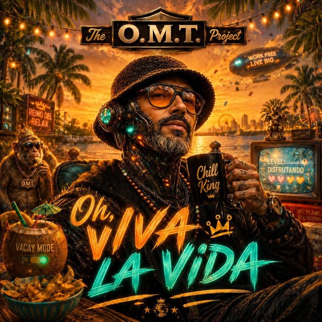 Cover art for Oh, Viva La Vida! by The OMT PROJECT, nominated for Best AI Comedic Song