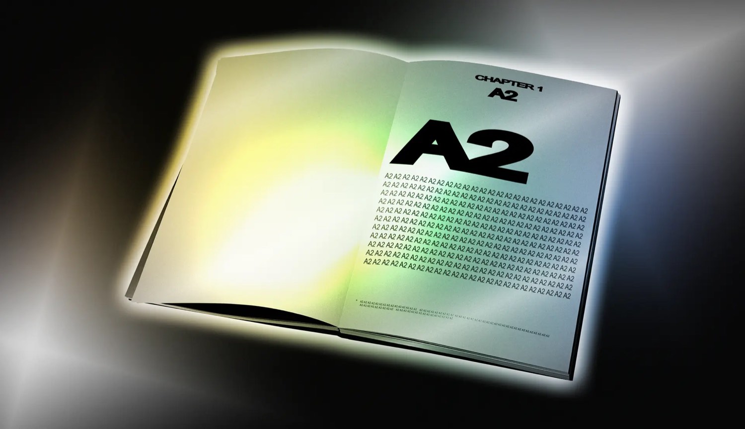 TONE3000 promotional art showing an open book with the heading Chapter 1, A2