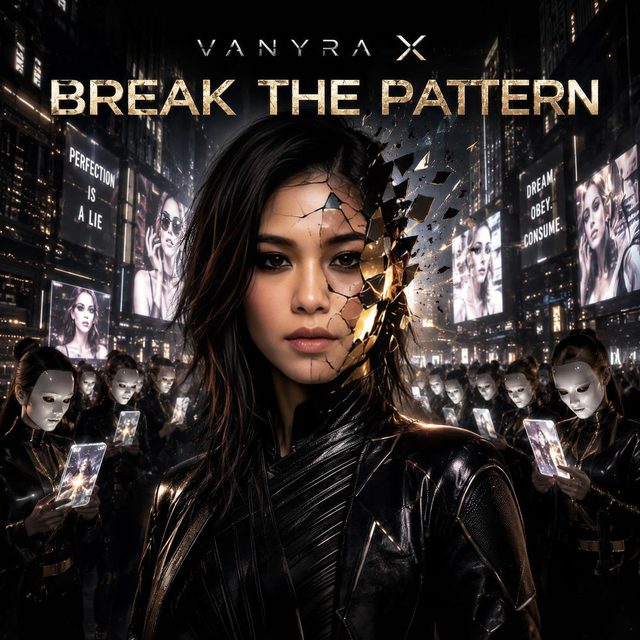 Cover art for Break the Pattern by VANYRA X, nominated for Best AI Rock/Alt Song