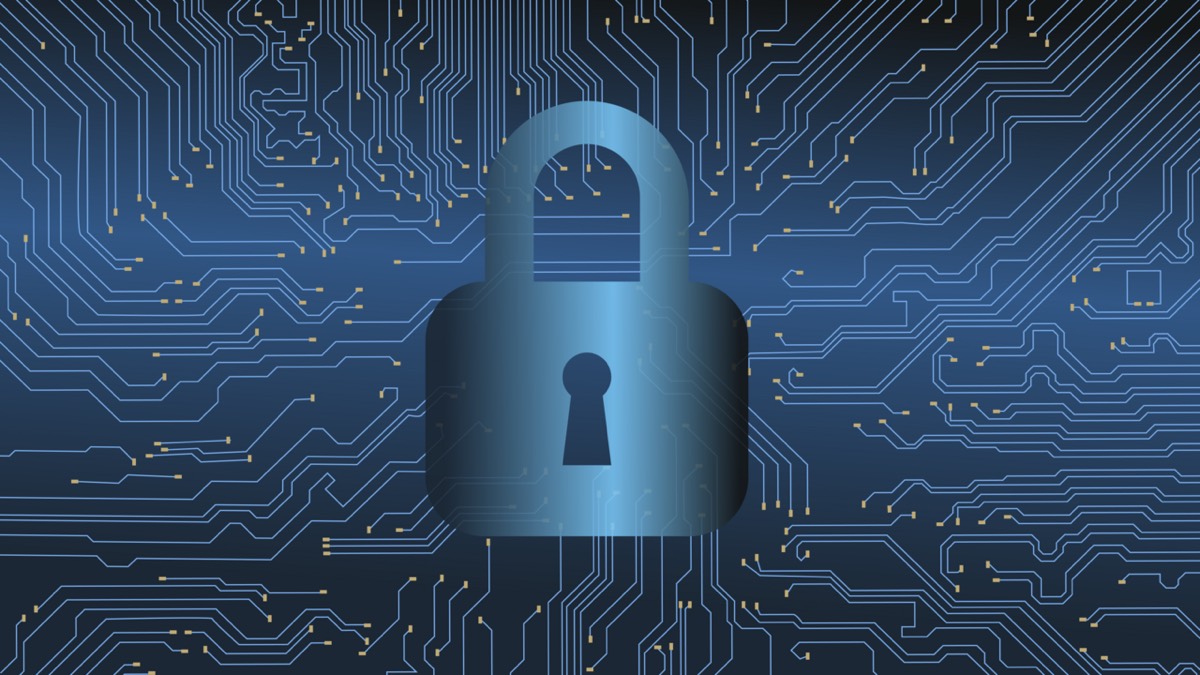 Digital padlock over a circuit board, illustrating Vermillio's AI guardrails for protecting music rights