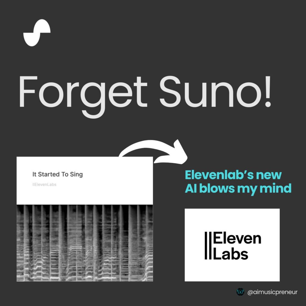 ElevenLabs' AI makes unreal music! ✓ Better than the rest ✓ Endless possibilities ✓ Is this the future? → Check out the first tracks here!