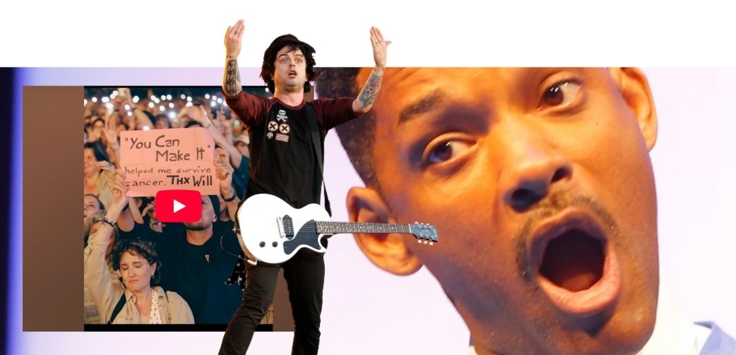 Green Day roasts Will Smith over AI fans in tour video. The band posted a video saying "Don't need AI for our crowds"