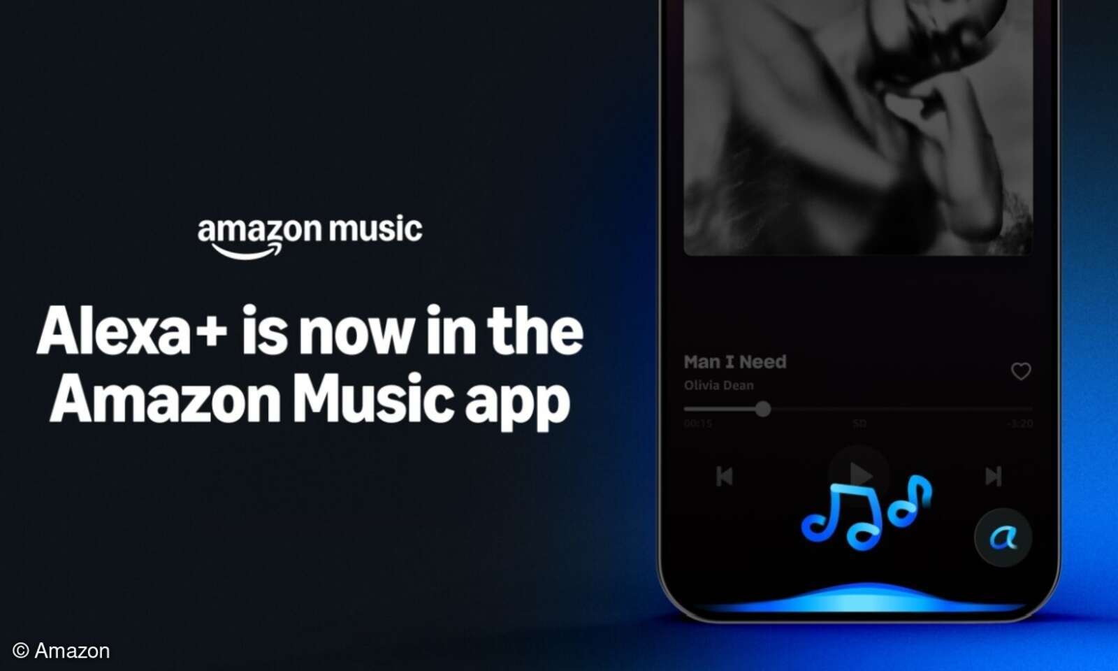Amazon Music app now features Alexa Plus for AI music discovery, song lyrics and playlists.