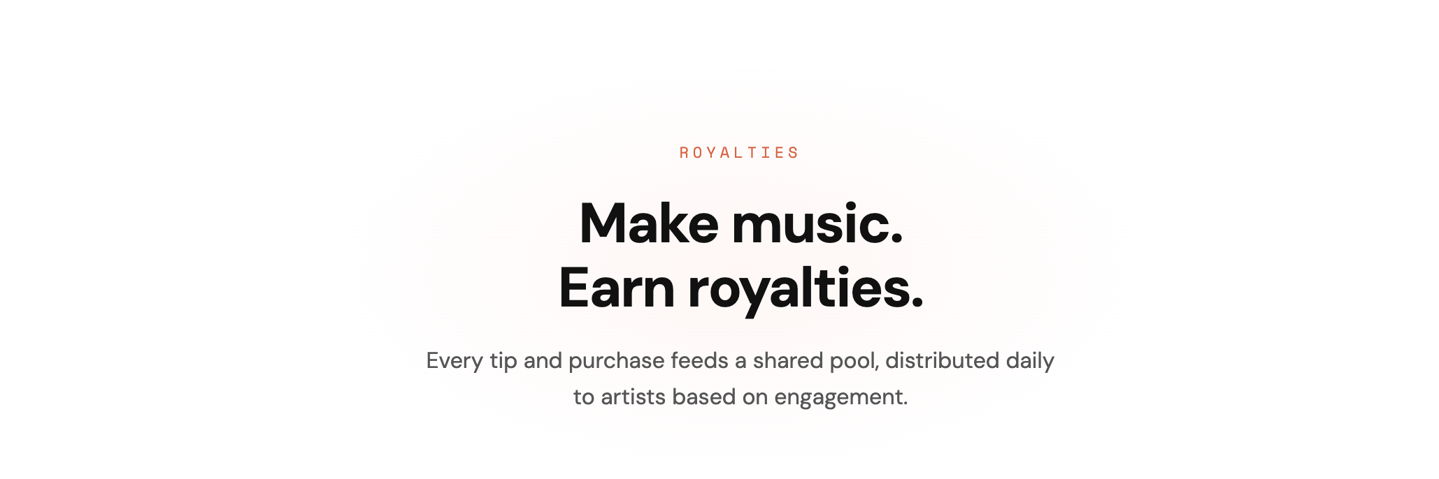Claw FM royalties: Make music, earn royalties from tips and purchases in shared pool.